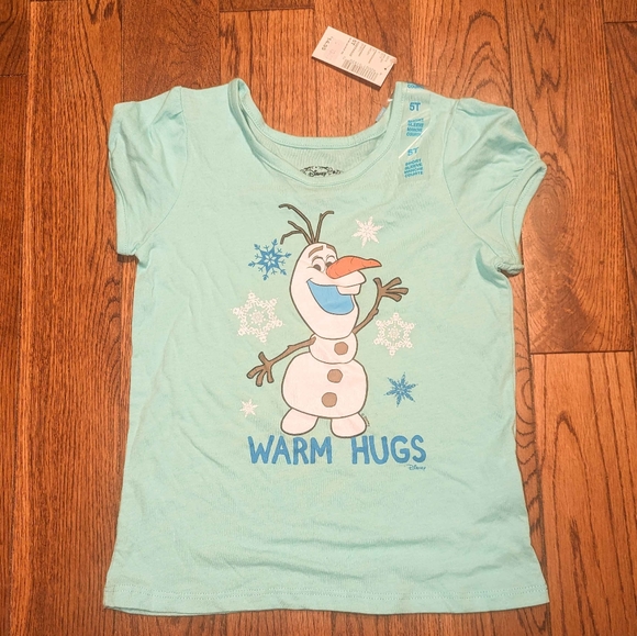 Children's Place Disney Frozen Olaf Kids T-shirt NWT Size 5T - Picture 4 of 4